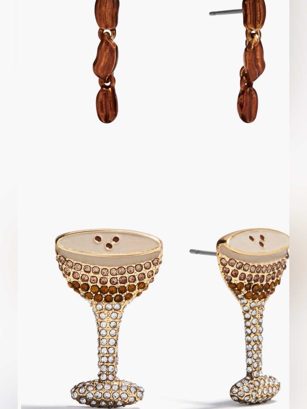 Baublebar Espresso Martini earring Set